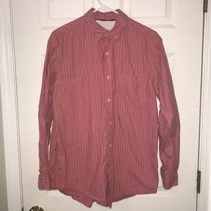 Men’s Medium Striped Casual Button-down
